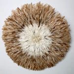 Décoration de plumes de jujuhat fait main marocaine