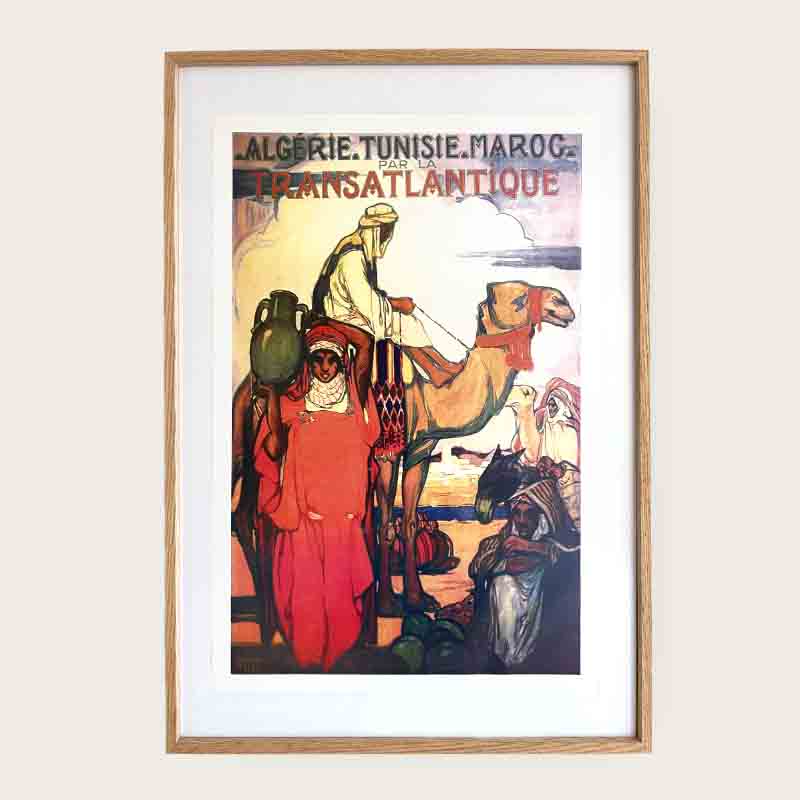 Algerie Tunisie Maroc.jpg Artwork of Moroccan men riding camels