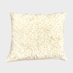 Housse de coussin kesh marocaine tissée à la main en blanc