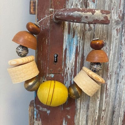 Soap wreath for decoration and fragrance in the home