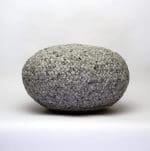 Marokkansk uldpuf i grå