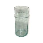 Liten handgjord transparent beldi vas
