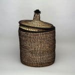 Marockansk korg i svart