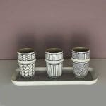 Moroccan beldi mugs in different patterns