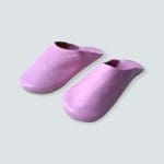 Marokkanske håndlavede slippers i lyserød