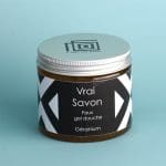 Vrai Savon zeep in de geranium variant