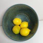 small bowl in green marbé