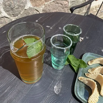 Beldi Glass Mint Tea Iste i beldiglas