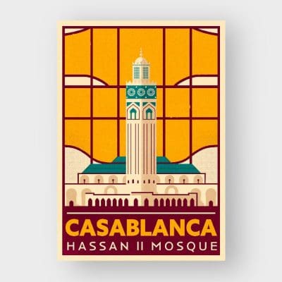 affiche Casablanca-moskee