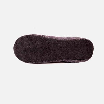 pantoufles de luxe en graphite