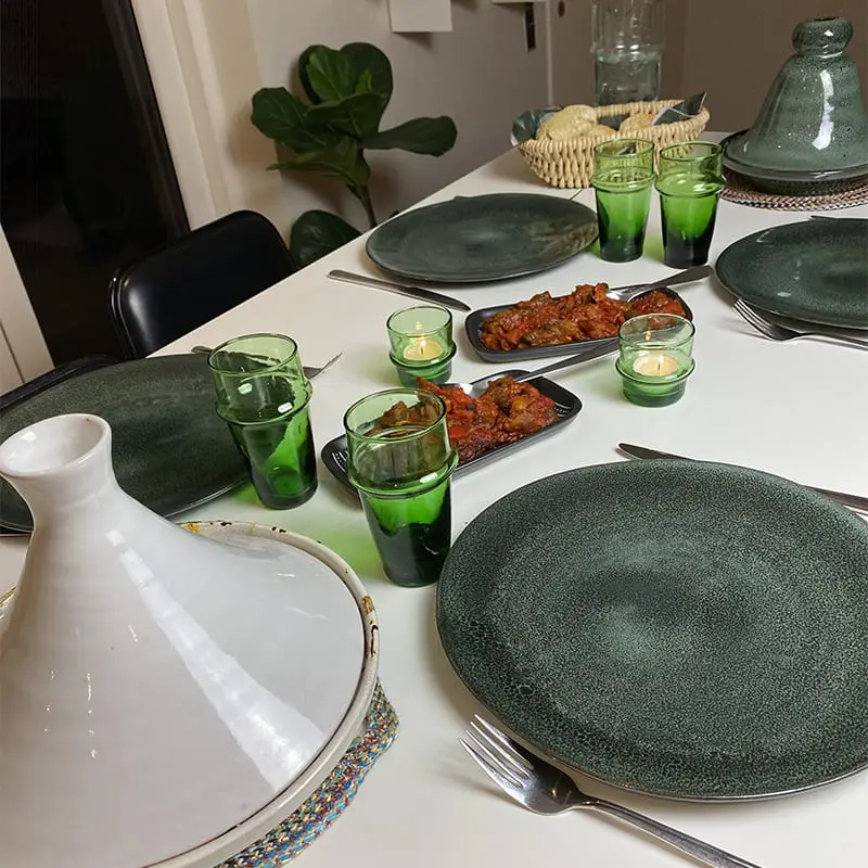 Tajine sur la table