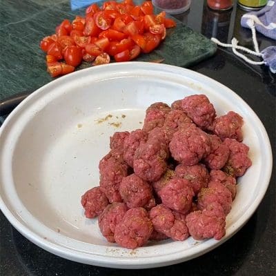 Tajine-Rezept Kefta-Fleischbällchen Tajine-Fleischbällchen