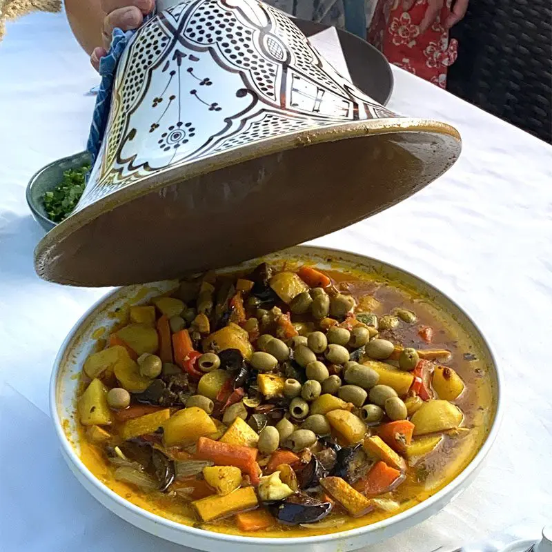 Tajine Marocain Tibladin Au Moenster Marocain LS3 Tajine végétarien marocain