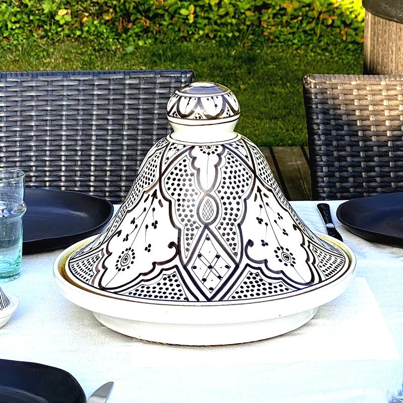 Tibladin Marokkansk Tagine Med Moenster LS1 1 Boost Tagine med marokkansk mønster