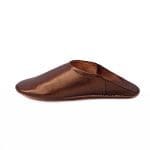 Bronzen luxe pantoffels