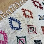Beni Ouarain with colored pattern 155x260