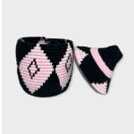 Berber basket pink and black