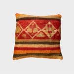Pillow cover made of vintage carpet