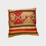 Pillow cover made of vintage carpet