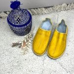 Slippers/skoherre i gul