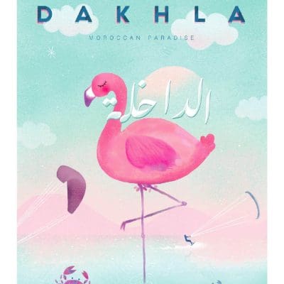 Poster Dakhla paradijs van lamia studio