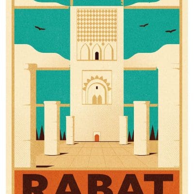 Poster Hassan Tower van emu-galerij