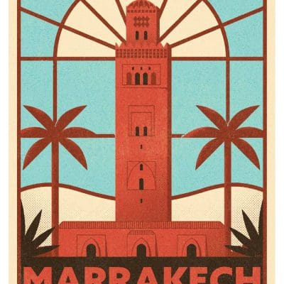 posterkoutoubia door emu-galerij