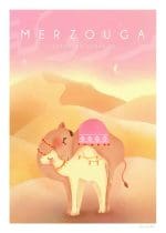 poster merzouga paradise by lamia studio