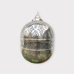 marokkansk pendel lampe sølv metal 1001 nat