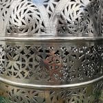marokkansk pendel lampe sølv metal 1001 nat