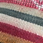 Pillow cover made of vintage carpet