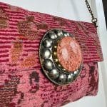 handväska CHLOÉ i rosa velour