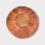 Pouf marocain en noisette clair
