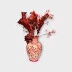 marokkansk vase rød