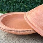Marokkaanse tajine in aardewerk - ongeglazuurd