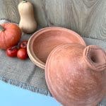 Marokkaanse tajine in aardewerk - ongeglazuurd