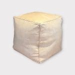 tibladin_marokkansk puf firkant i lys NUDE