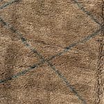Marokkanischer Beni Ouarain_Braun mit blauem Muster_AZEL