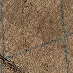 Marokkanischer Beni Ouarain_Braun mit blauem Muster_AZEL