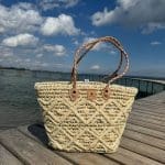 Marokkansk strandveske/shopper_VANILLA