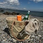 Marokkansk strandveske/shopper_VANILLA