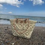 Marokkansk strandveske/shopper_VANILLA