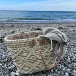 Marokkansk strandveske/shopper_VANILLA