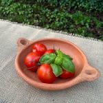 Rustikale Tonschale mit 20 cm Durchmesser