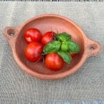 Rustikale Tonschale mit 20 cm Durchmesser