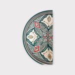 35 cm keramiek schaal Groen_2