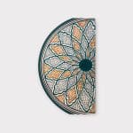 35 cm keramiek schaal Groen_8