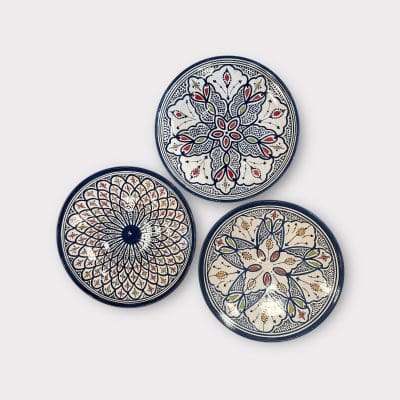 mørkeblå fade 35 cm 3 varianter