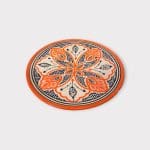 Assiette orange de 26 cm