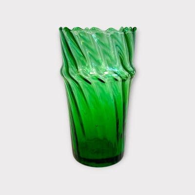 Verre Beldi twist vert